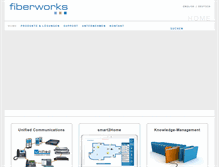 Tablet Screenshot of fiberworks.com